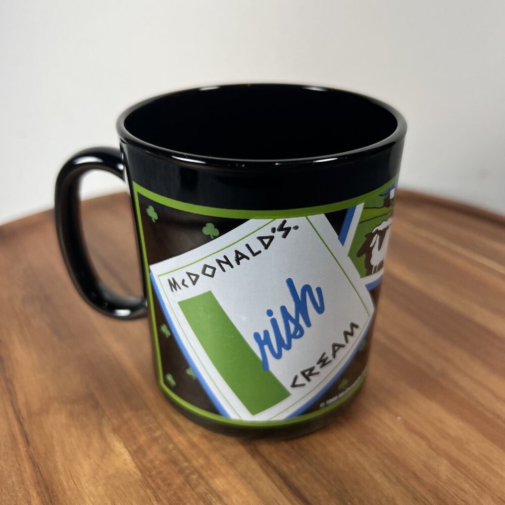 Vintage 1989 McDonald's Irish Cream Coffee Mug Made in France 50